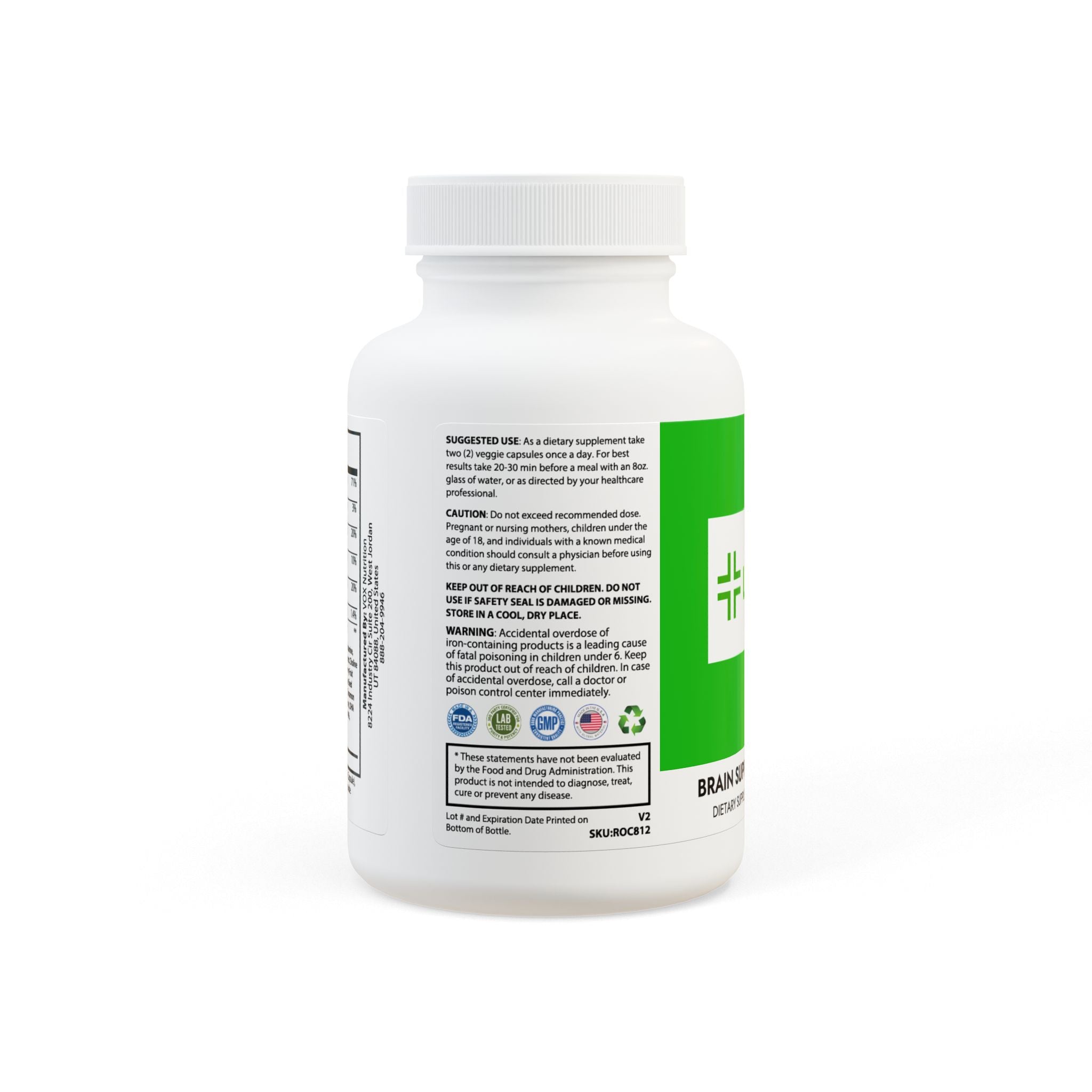 Brain Support Complex Supplement (60 Capsules)