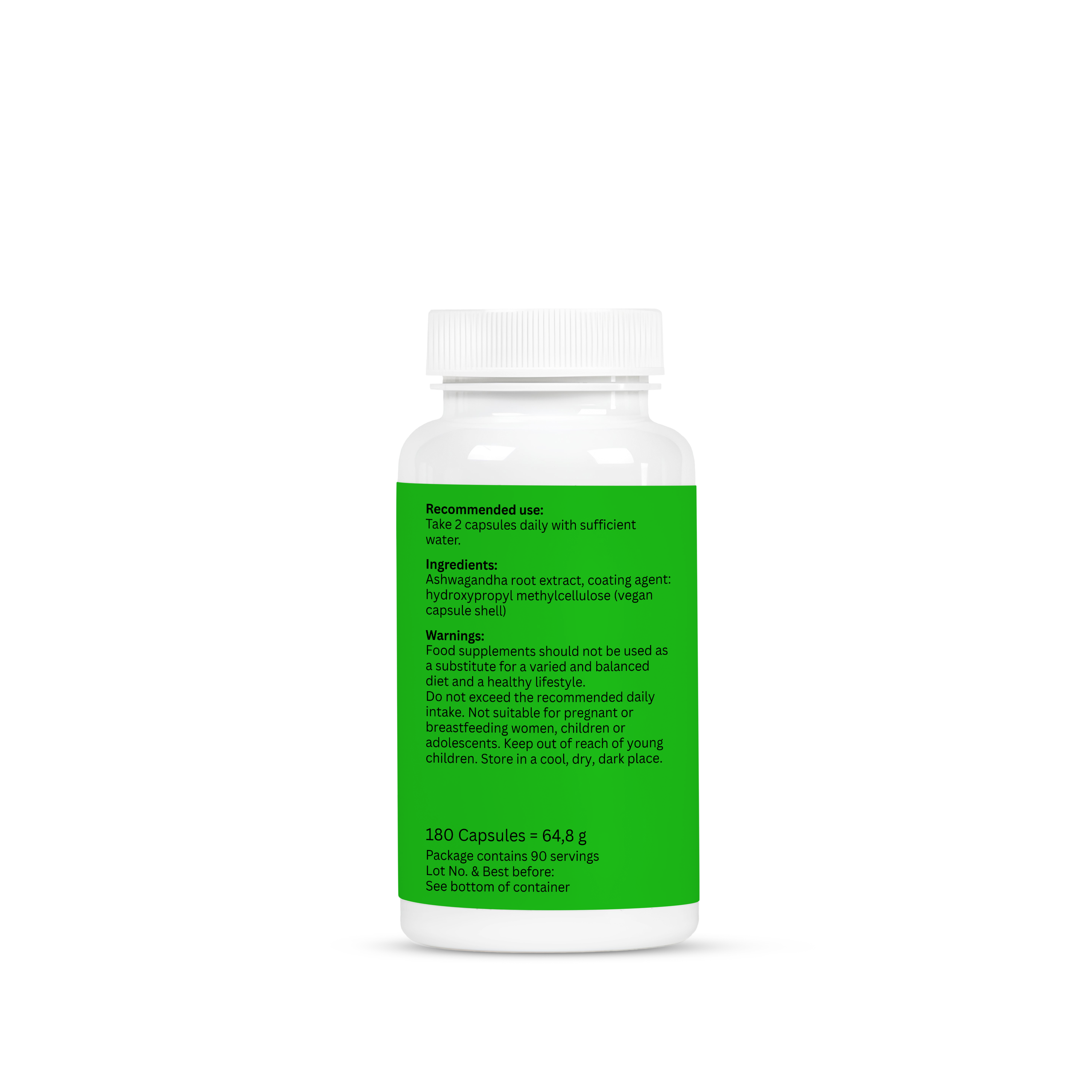 Ashwagandha – 180 Capsules